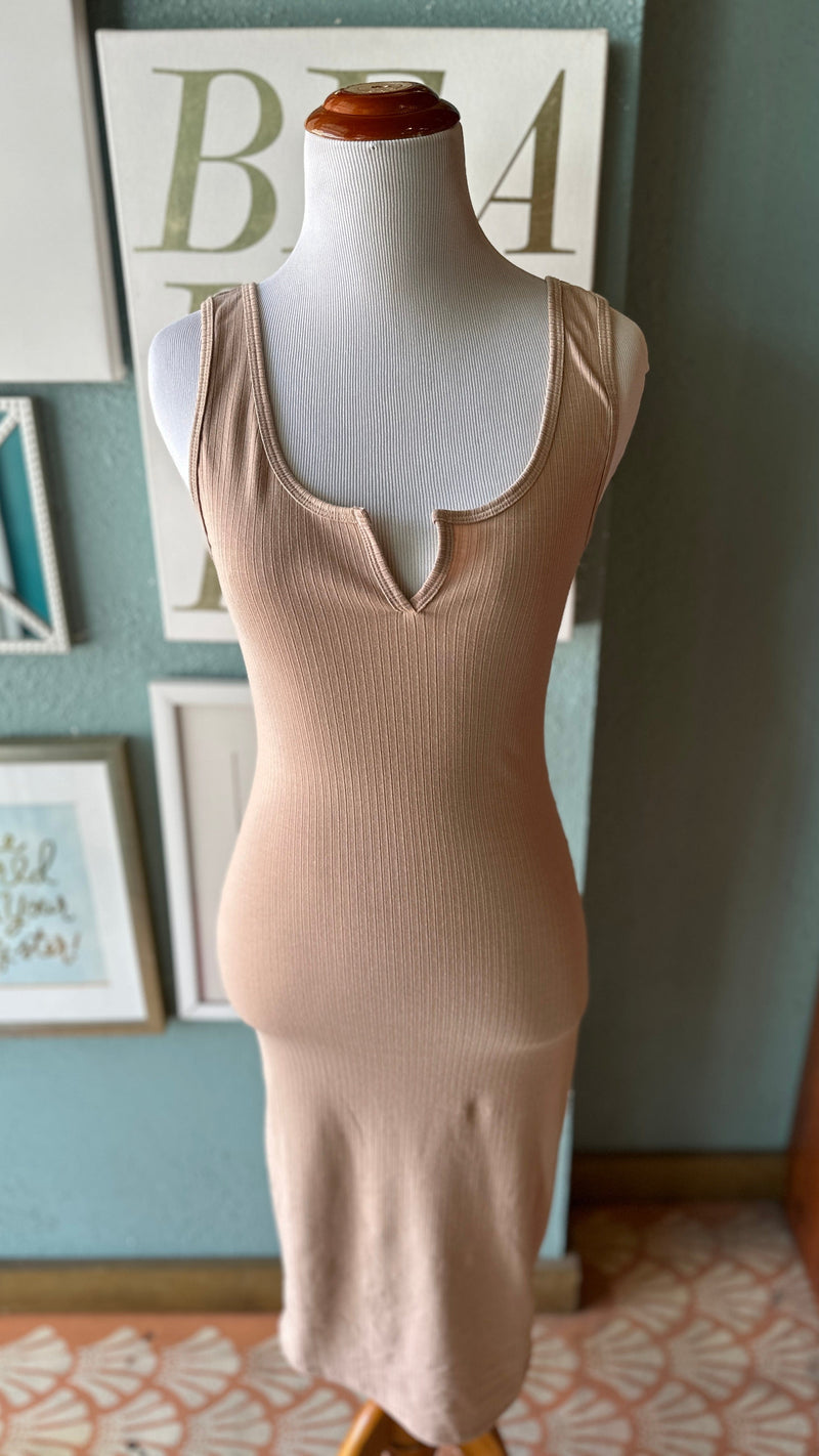 Julia Beige Tank Dress Julia Beige Tank Dress