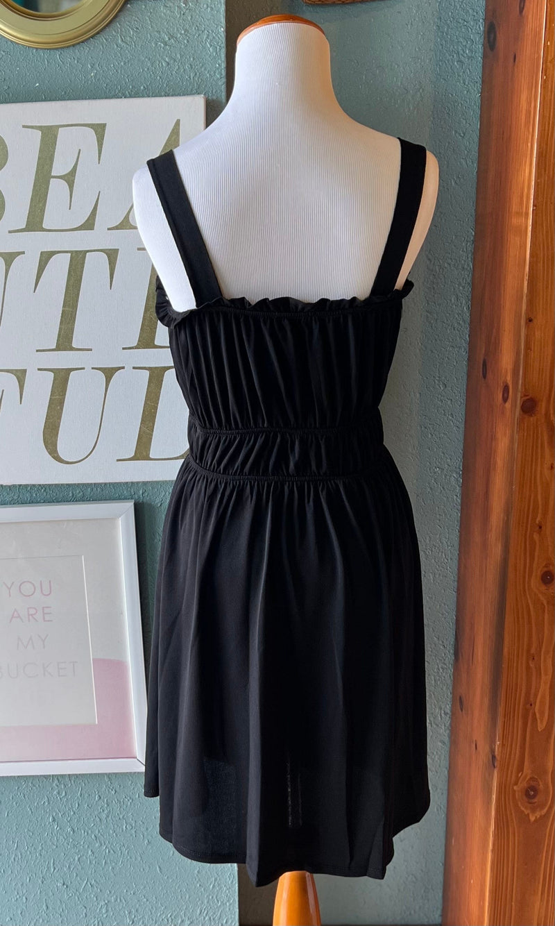 gilli dress Front Button Waist Tie Long Sleeve Dress by Gilli Large
