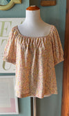 WestMoon Blush Floral Summer Top