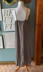 CY Fashion Flower Dotted Long Dress