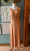 Gilli Apricot Long Sleeveless Dress