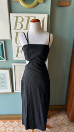 Le Lis Black Cut Out Maxi Dress