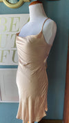 Olivaceous Champagne Bodycon Dress