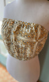 Time After Time Yellow Paisley Tube Top