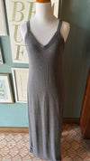 Beeson River dark grey maxi tank dress