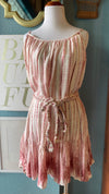 Olivaceous Pink Tie Dye Tie Dress