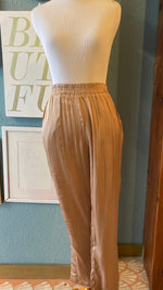 Olivaceous Champagne Silky Pants