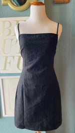 Olivaceous Black Tie Back Bodycon Dress