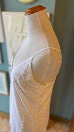 Olivaceous White Eyelet Tank Dress