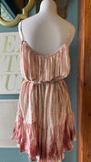 Olivaceous Pink Tie Dye Tie Dress