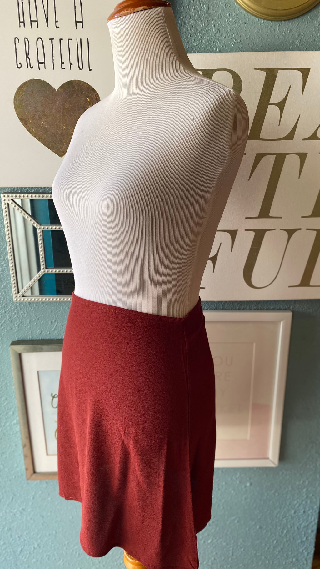 Olivaceous Raspberry Skirt