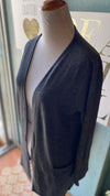 Riah Fashion Charcoal Cardigan