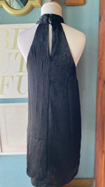 GILLI Black Halter Neck Slip Dress