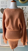 GILLI Apricot Sweater Dress