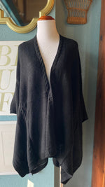 Riah Black Knit Cardigan