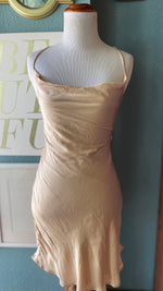 Olivaceous Champagne Bodycon Dress