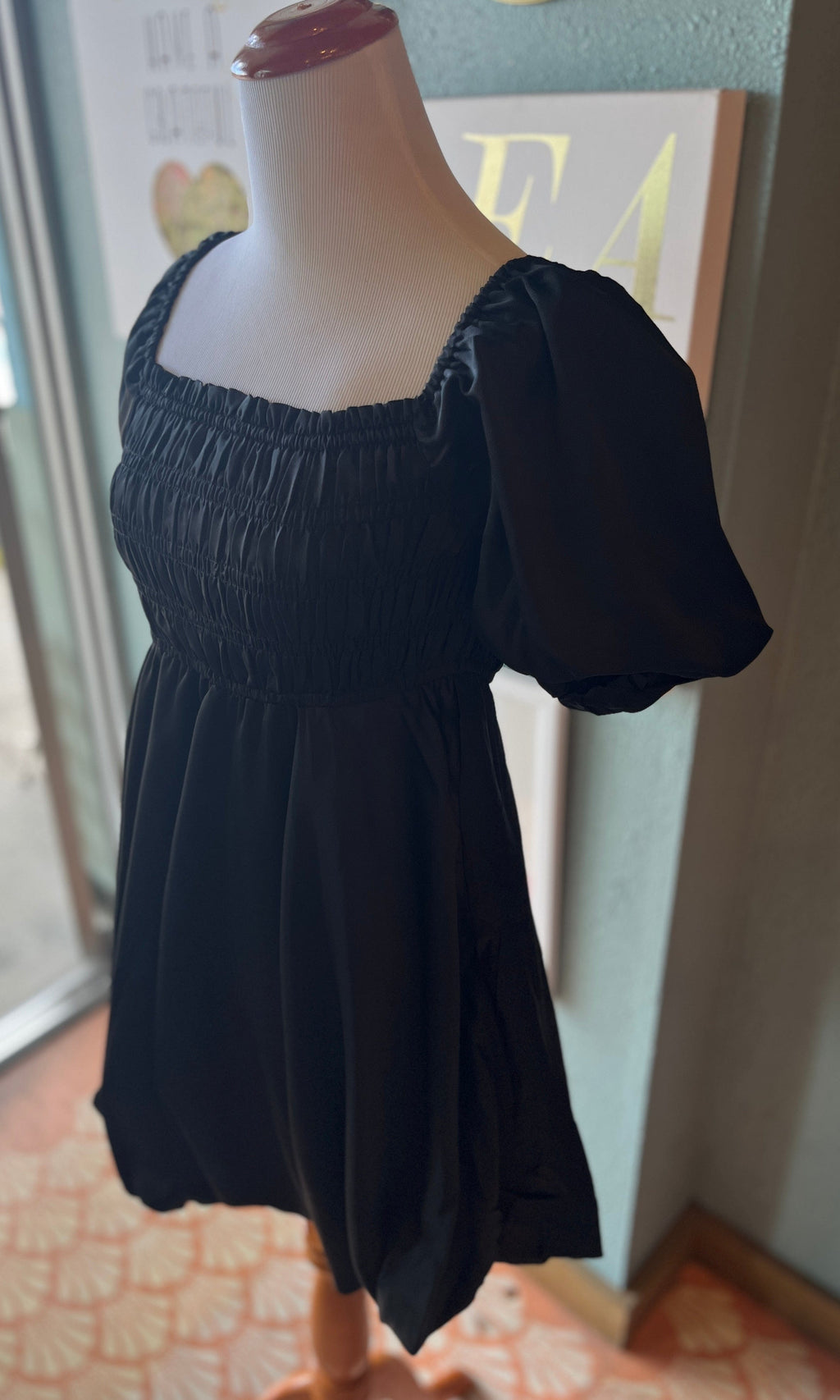 Vintage Shop Black Cupcake Dress