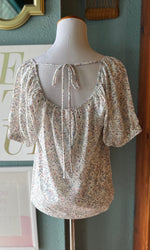 WestMoon Ivory Floral Summer Top