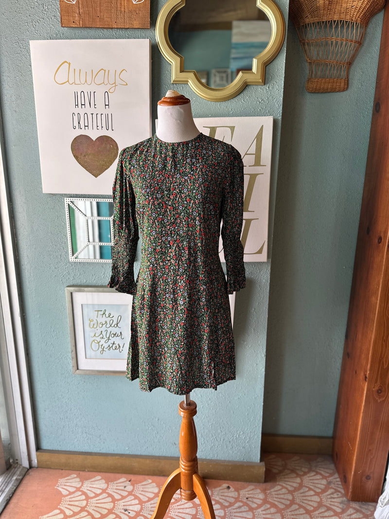 olivaceous green dress Olivaceous: Naturally Luminous Green Floral Shift Dress, Small - The Mint Julep Boutique