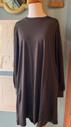 You & Me Black Long Sleeve Dress