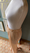 Olivaceous Champagne Silk Pants