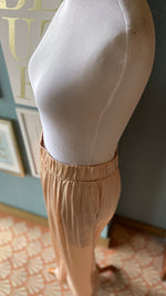 Olivaceous Champagne Silk Pants