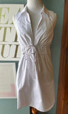 Le Lis White Collar Dress