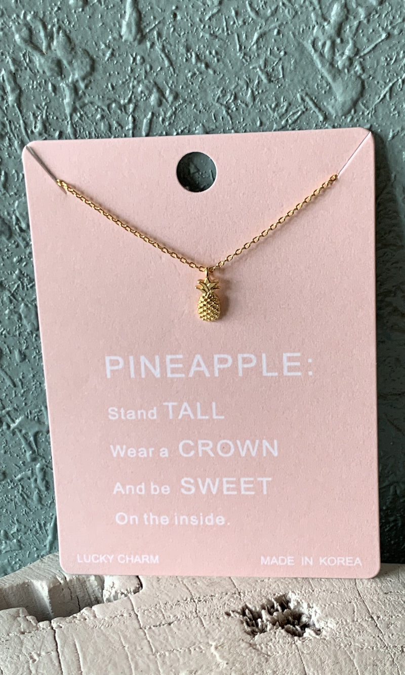 Gold PINEAPPLE Necklace