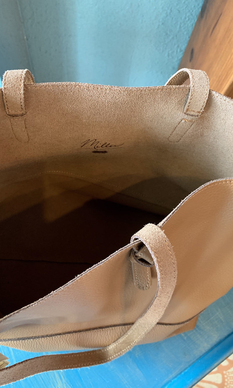 Tan Leather Tote
