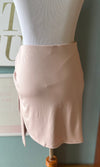 Fore Blush Pink Side Tie Skirt