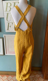 ILLA ILLA Mustard Button Up Romper