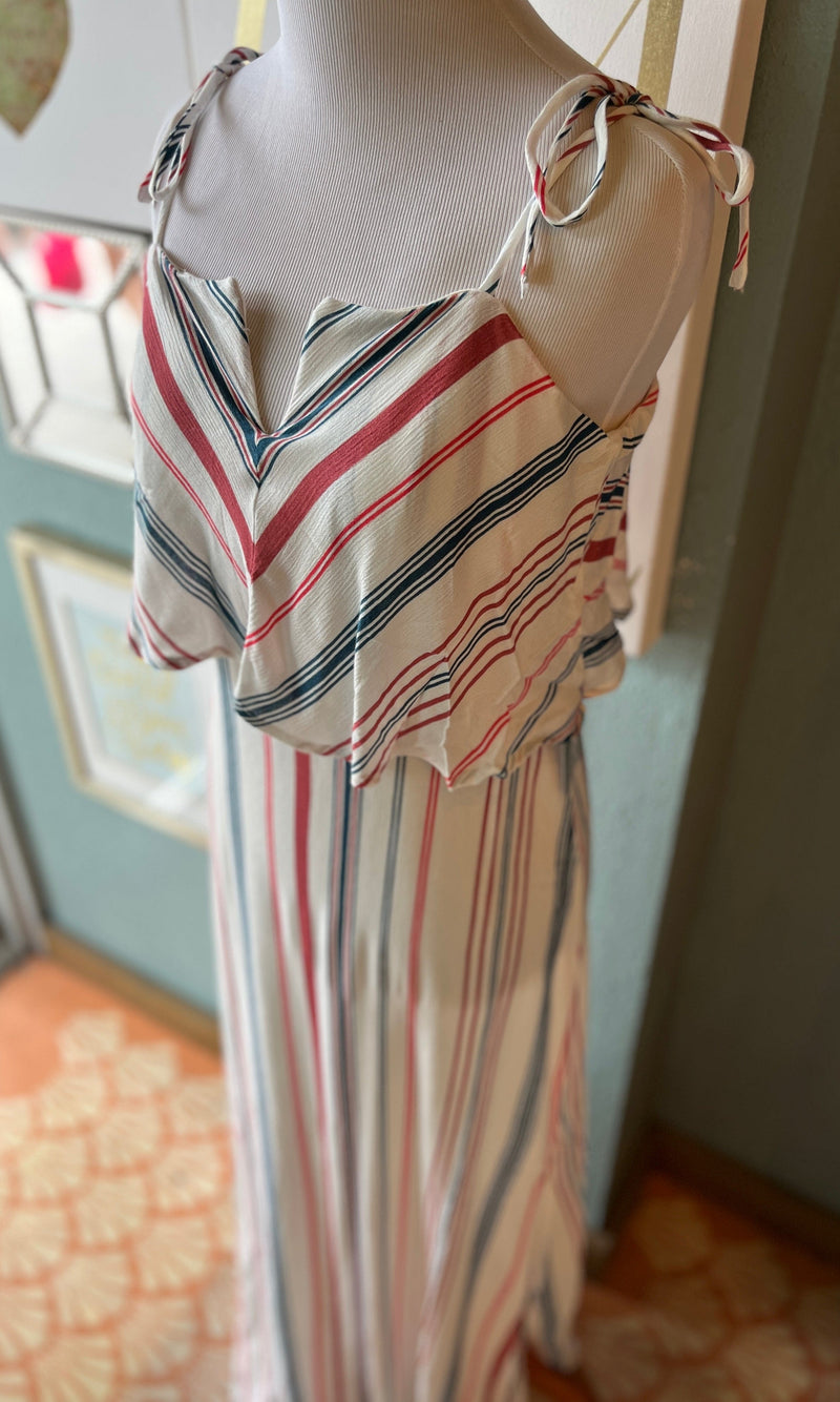 If By Sea Striped Maxi Dress