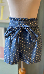 Must Have Blue Polka Dot Tie Shorts