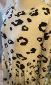 Riah Cheetah Ruffle Long Sleeve