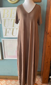 Zenana Brown Maxi Dress