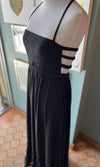 Zenana Black Halter Top Maxi Dress