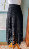Sweet Adelyn Black Lace Skirt