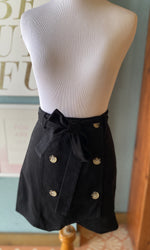 Very J Buttoned and Tied Skirt