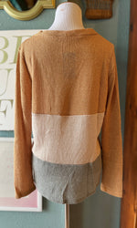ILLA ILLA Tri-color Button Down Sweater