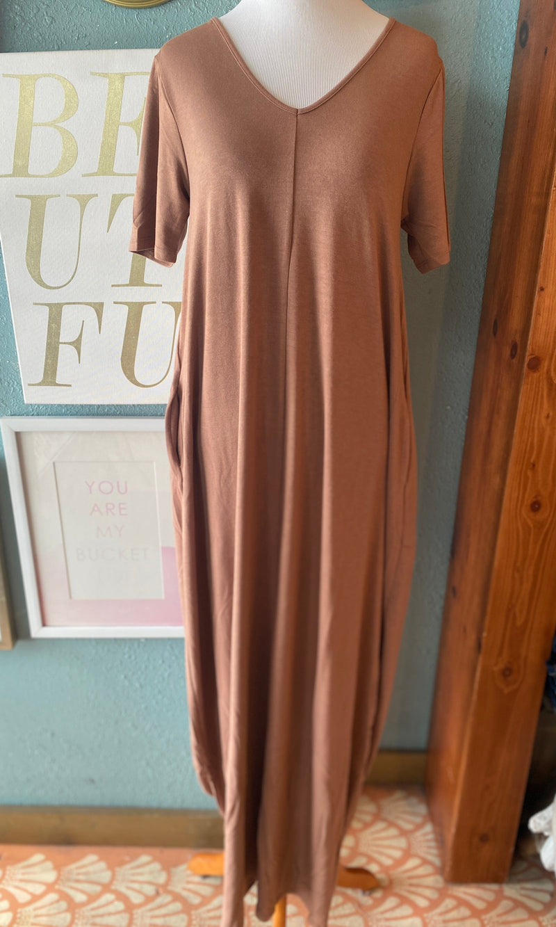 Zenana Clay Maxi Dress