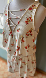 Cy White Floral Romper